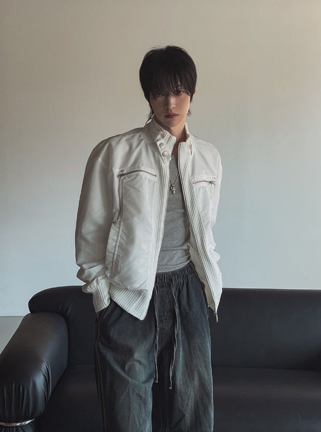 2PLAN(ツープラン)の「ハイロージッパーバンドジャケット(ジャケット/アウター)」