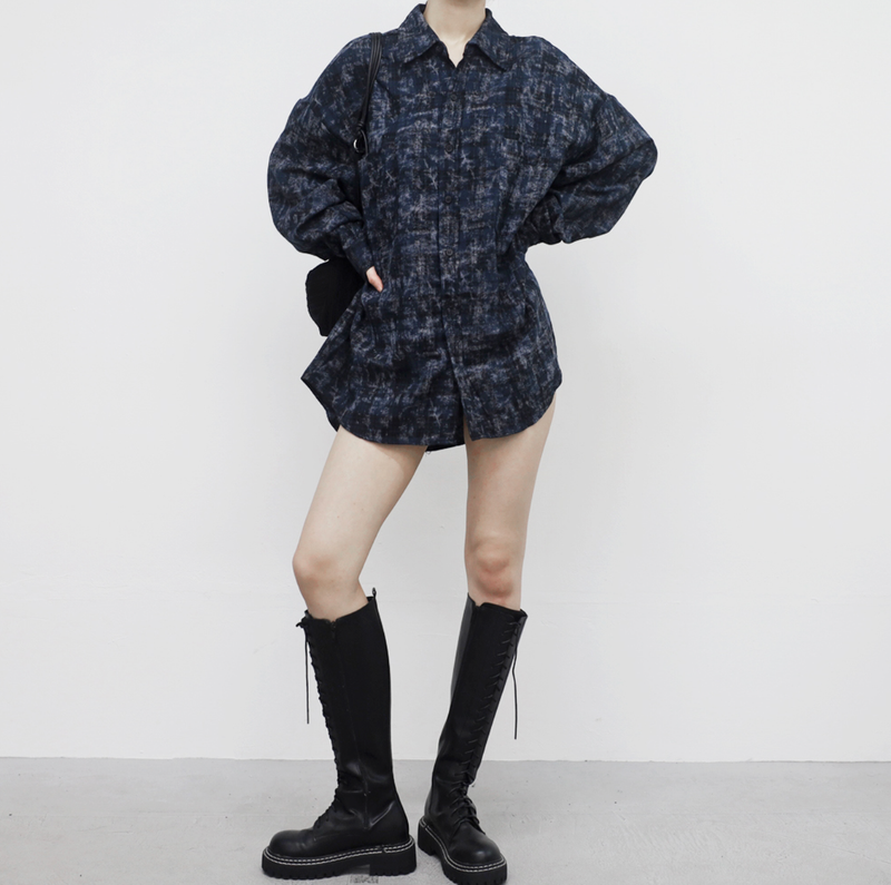 NONCODE（ノンコード）の「(Unisex) Lopini Washing Checkered Shirt（Tops）」