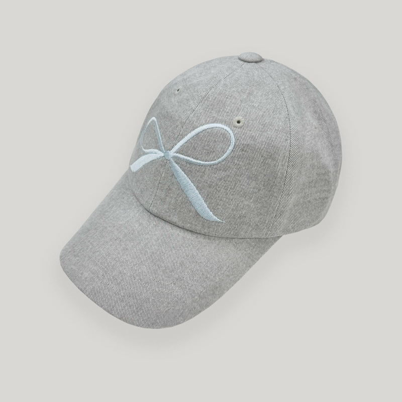 Gray Pigment Ribbon Cap