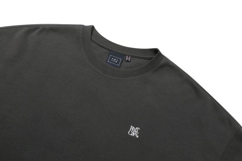 RECENT BASIC LONG SLEEVE_CHARCOAL