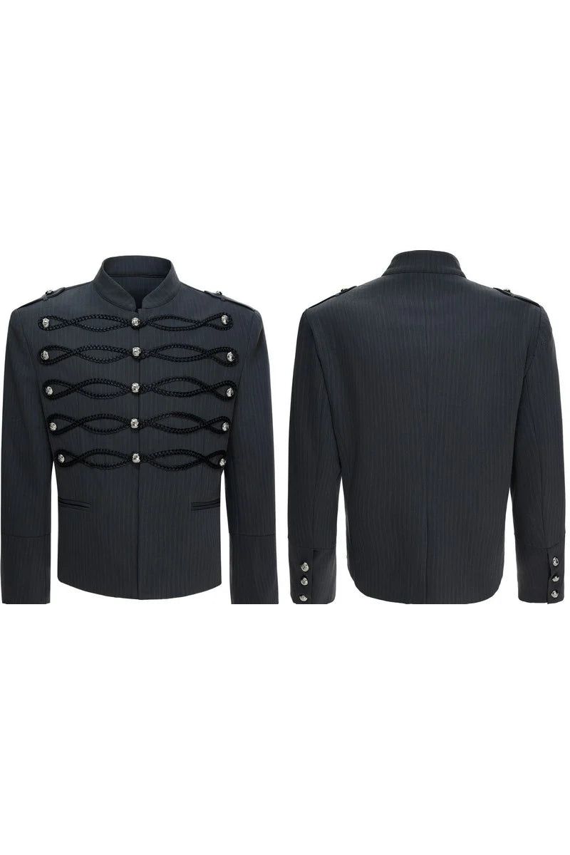 Napoleon Striped Button Jacket