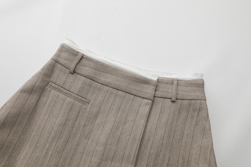 Modern Layered Stripe Skirt