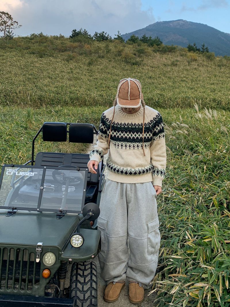 Weber brushed cargo sweatpants