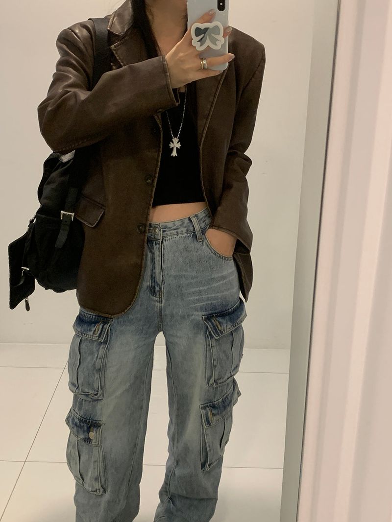 [MADE] LeToo Vintage Leather Jacket