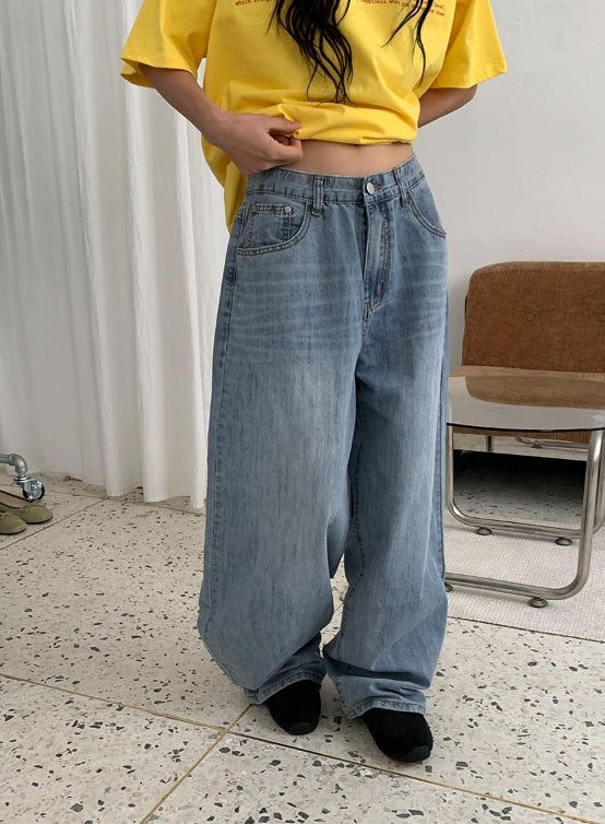 Hare Summer Wide Denim Pants