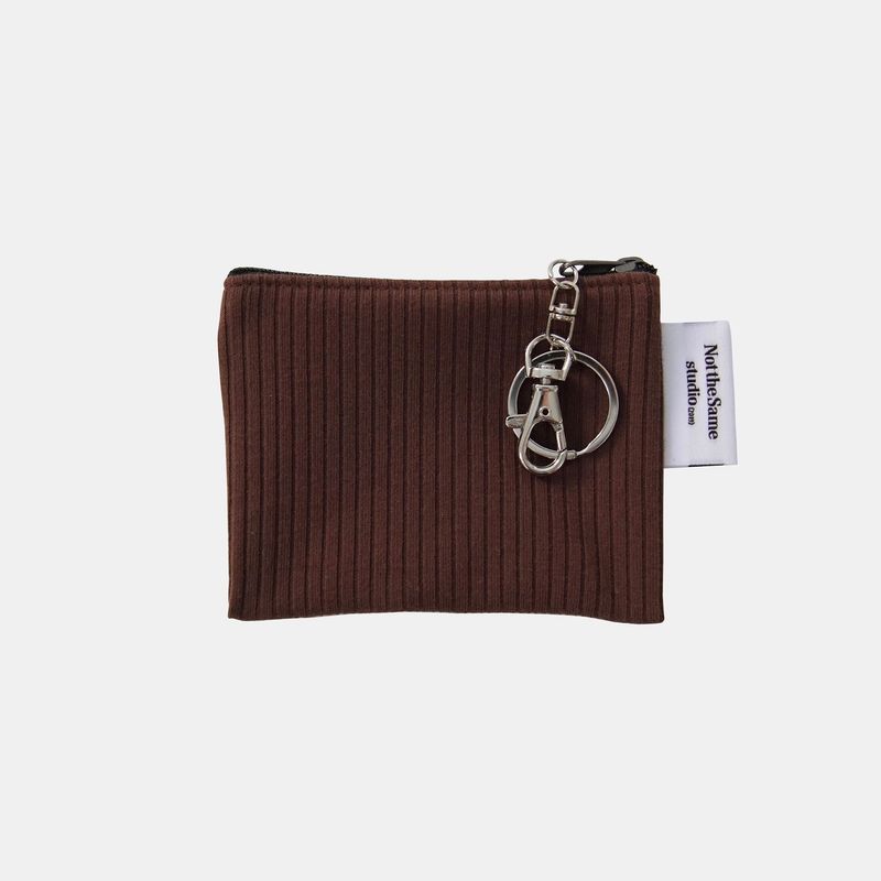 TUTEOGI（トゥトギ）の「Mini keyring pouch 'Chocolate'（Smartphone Accessories）」