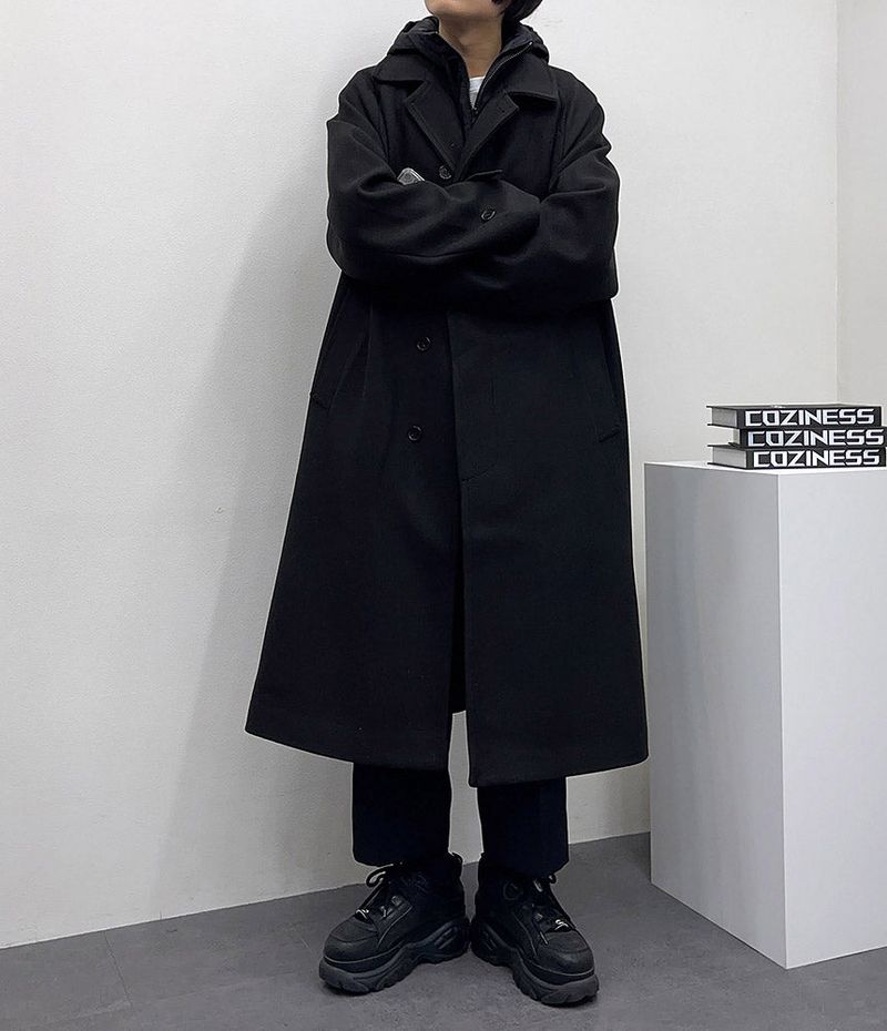 TW Regular Balmacan Wool Coat (3colors)