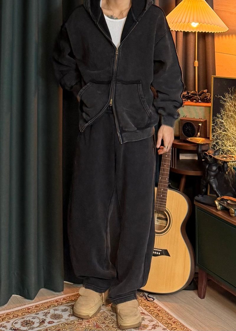[virstyle original] INKKI Washed Fleece Volume Training Set 2COLOR