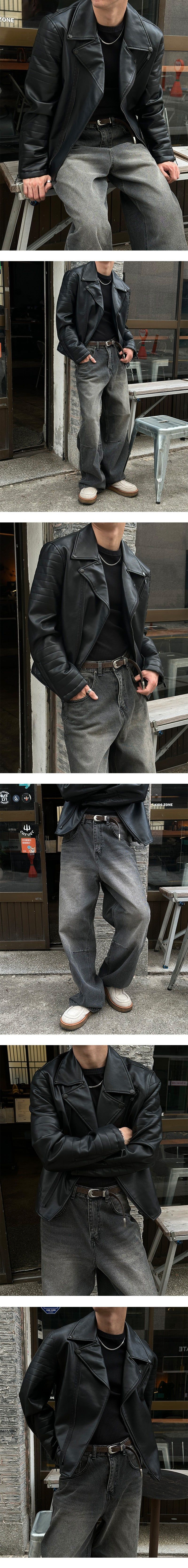 [PROMOTION] Patch biker rider jacket(2color)