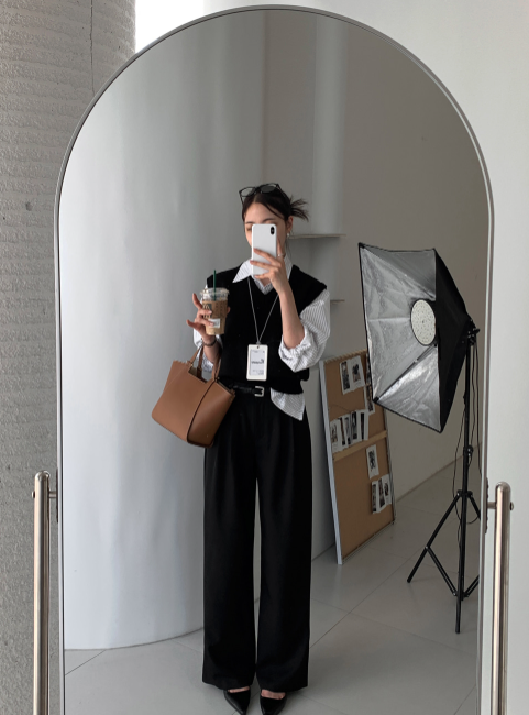 [Lè made/7,000 Sold] ルメイド ベーシック Vネック ベスト