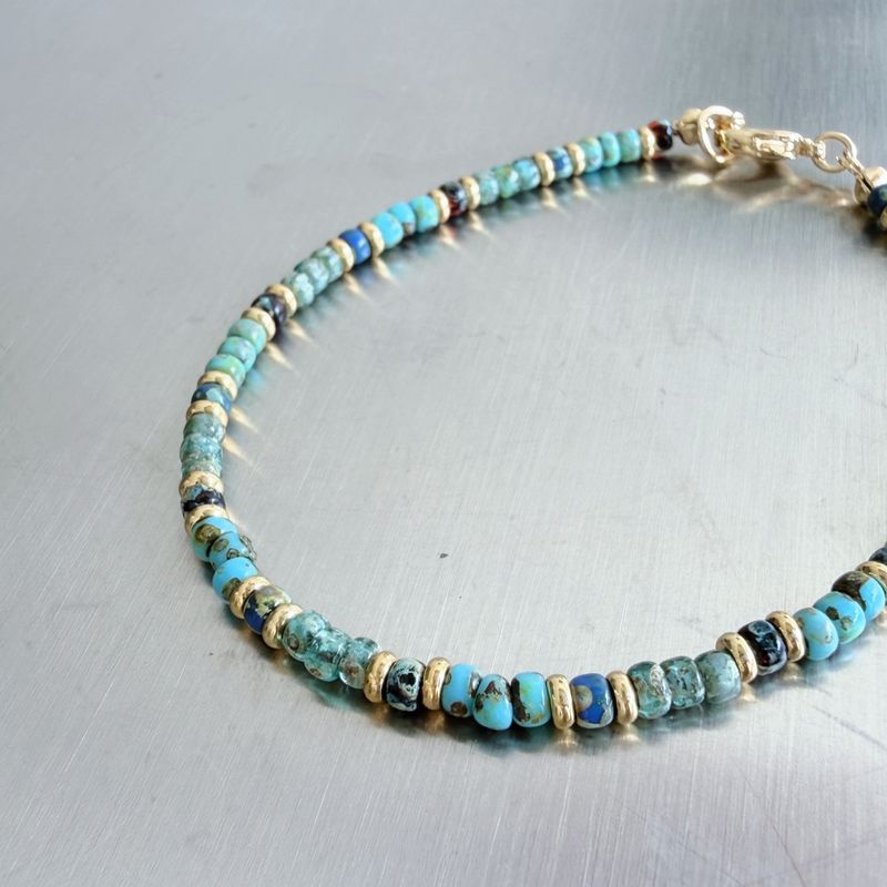 Turquoise Bead Bracelet
