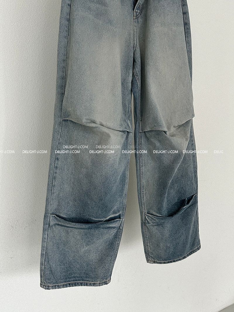 Insider pintuck wide jeans