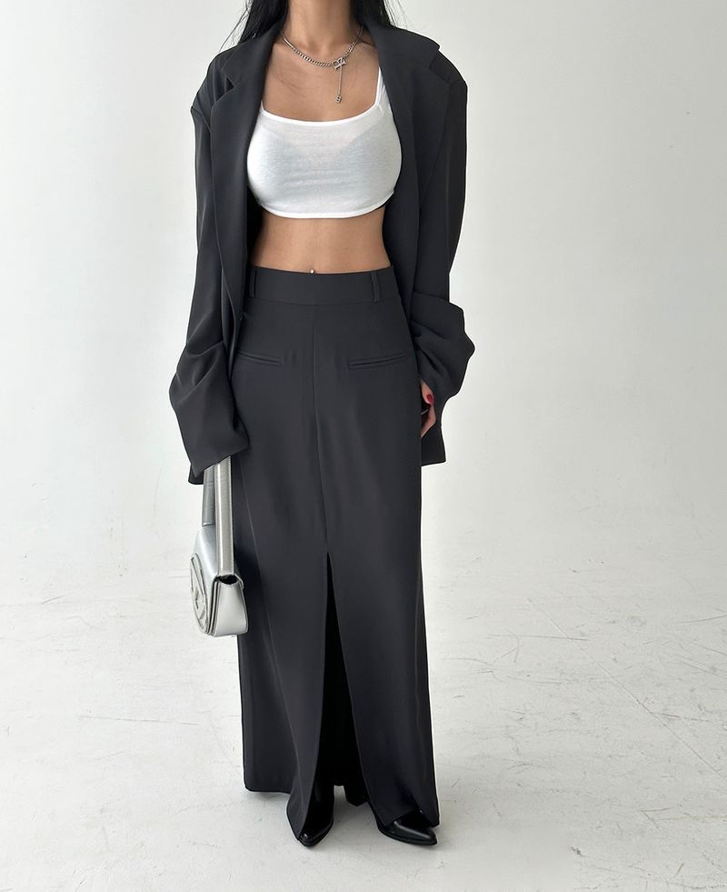 Mega Oversized Fit Blazer Jacket