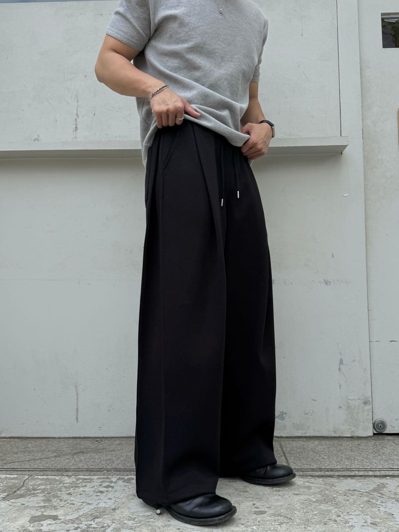 Straight wide sweatpants
