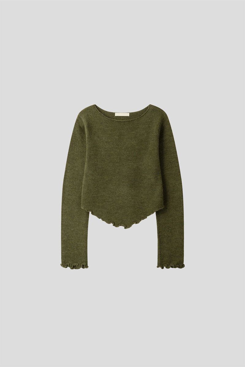 (W) Ruf Frill Knit