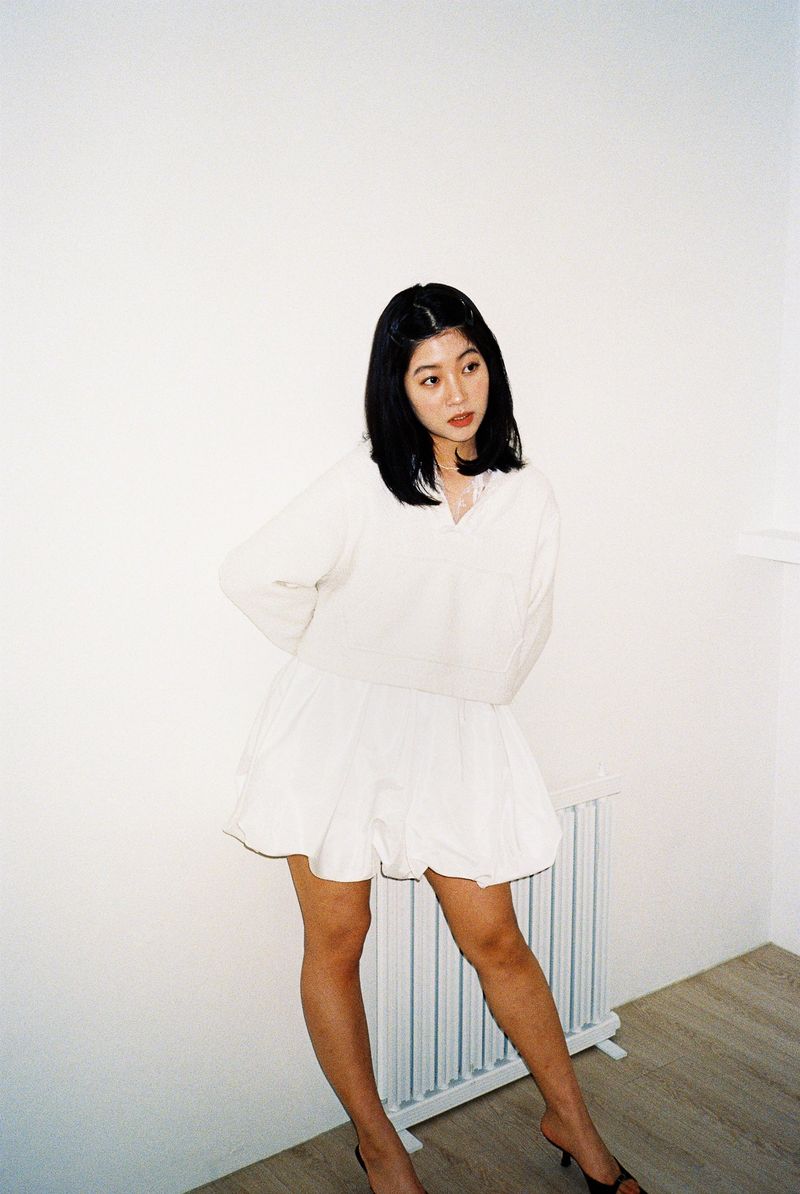 SHAKIRI（シャキリ）の「TISHA SAILOR TWEED BLOUSE _WHITE（Tops）」
