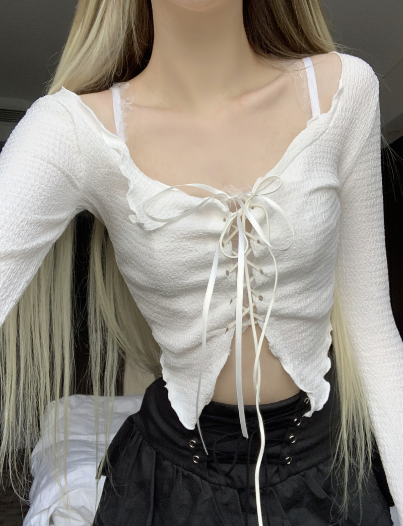 suzen(スゼン)の「Anying Corset Top (white)(Tops)」
