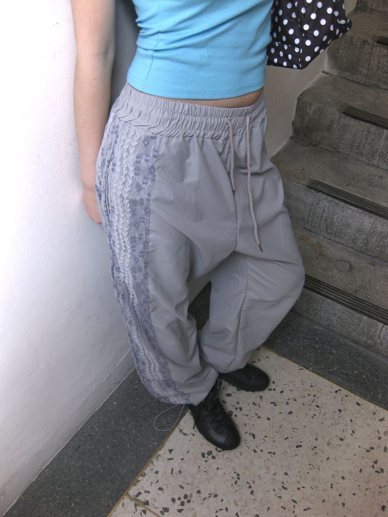 Haro Lace Nylon Jogger Pants.