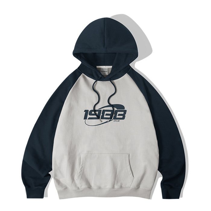 filluminate（フィールミネイト）の「Overfit 1988 Archive Raglan Hoodie-Navy（Tops）」