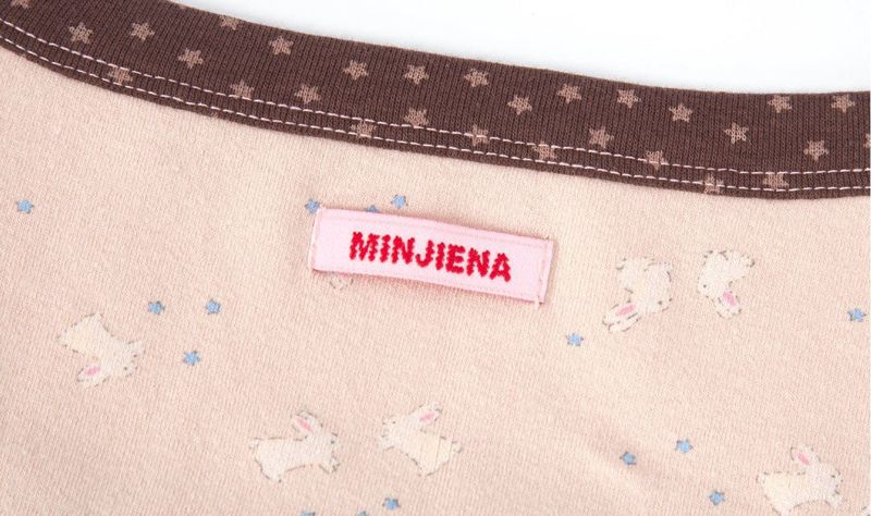 star rabbit long sleeve pink