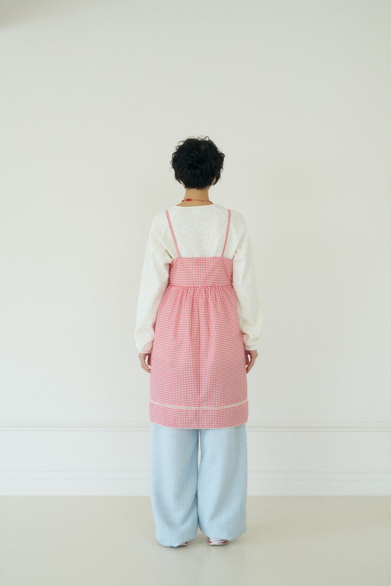 RUBY COTTON SLIP DRESS (RED)