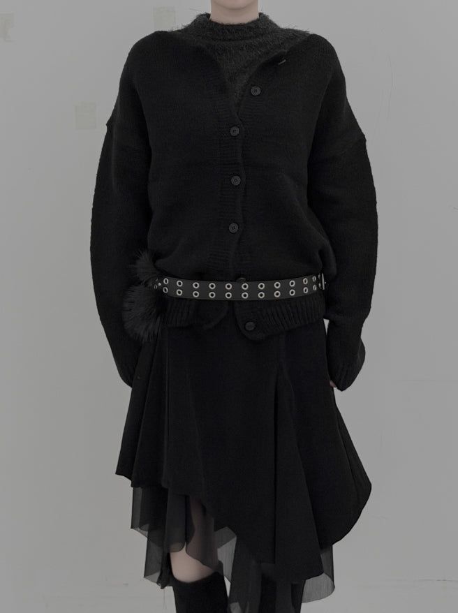 S Basic Knit Cardigan