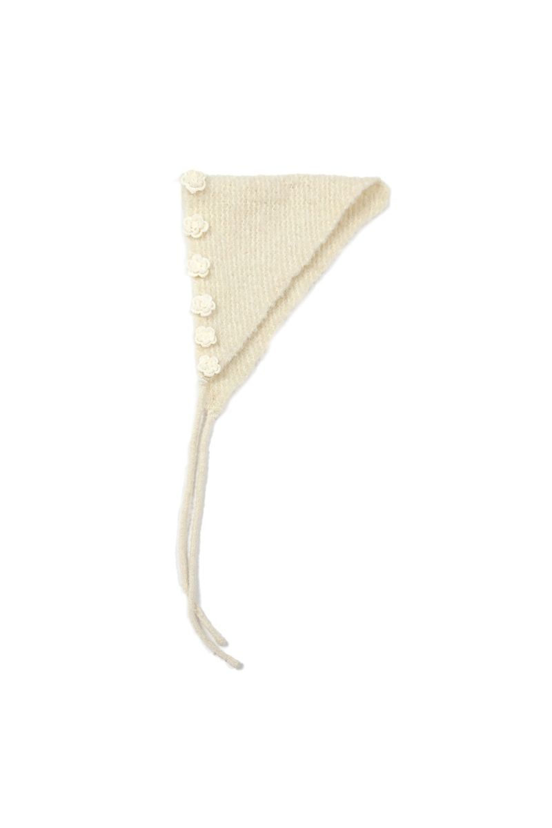 Boucle Flower Bonnet [Ivory]