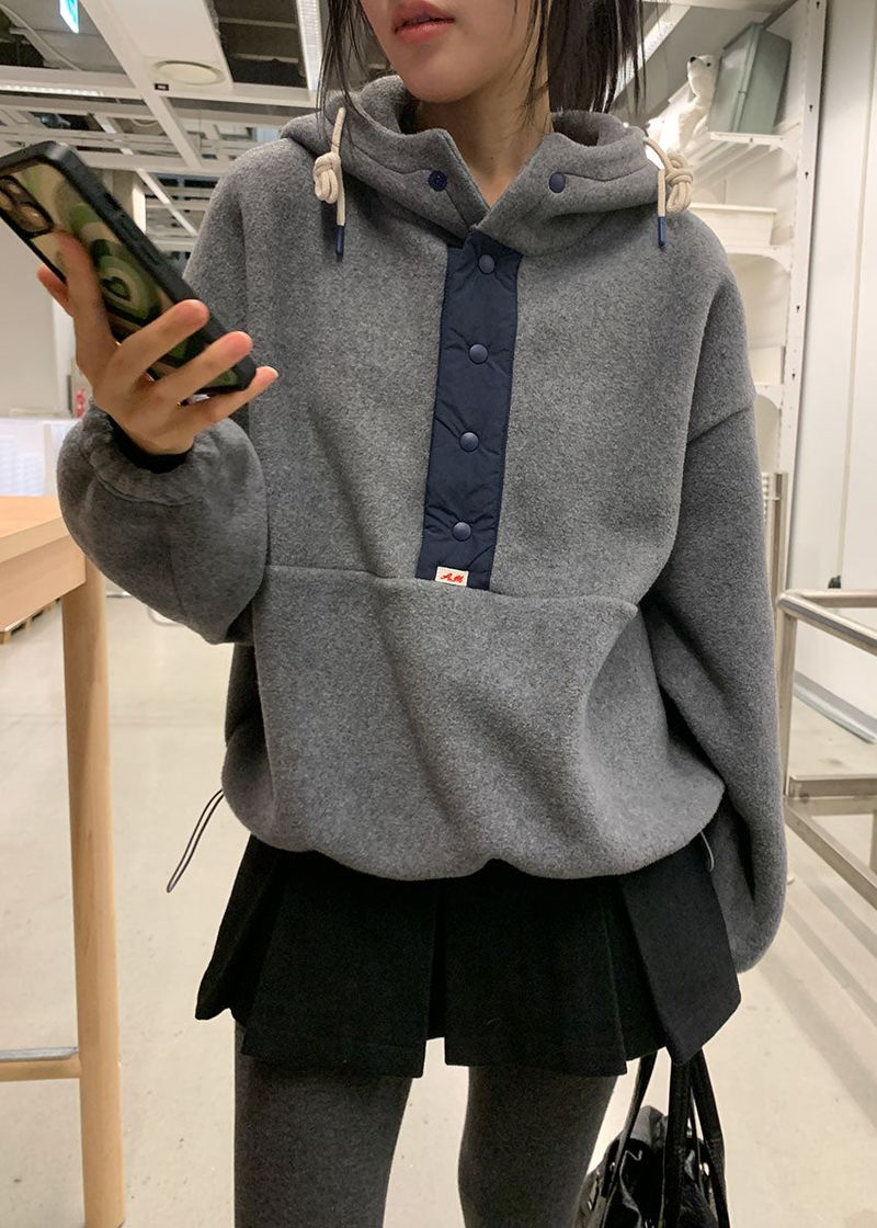 FLEECE HOOD ANORAK