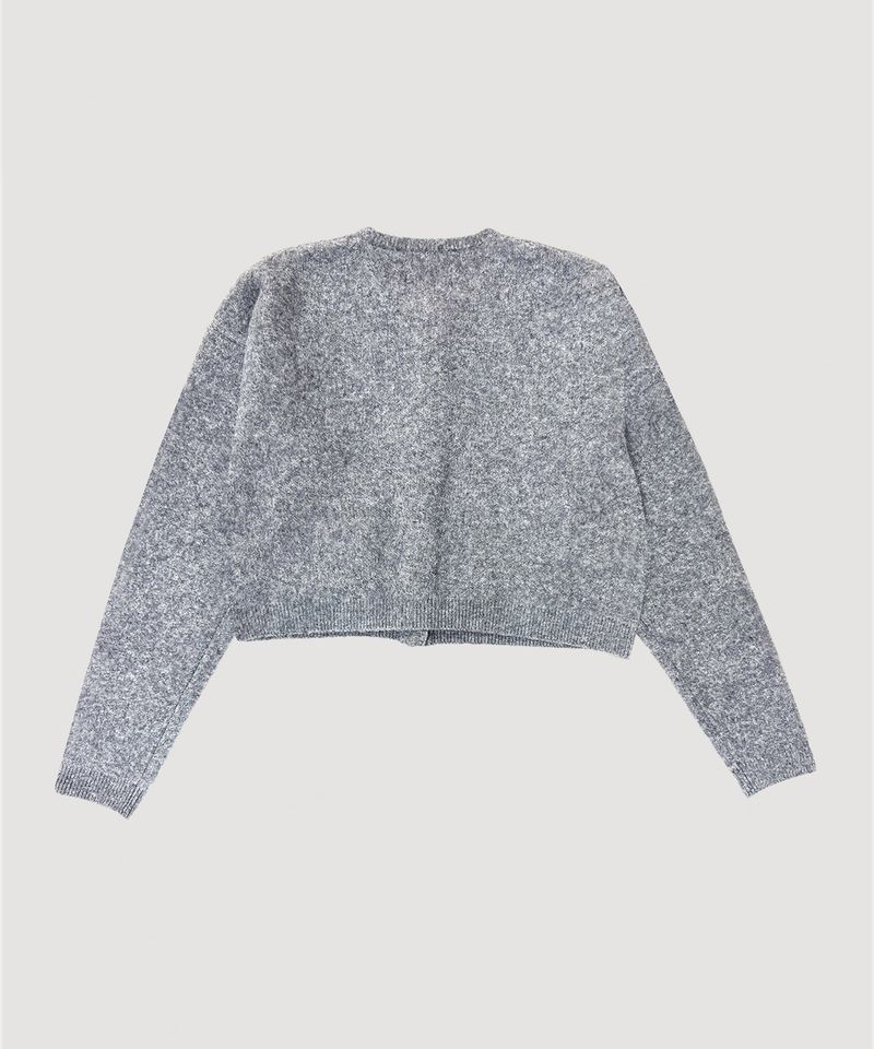 FLUFFY KNIT CARDIGAN