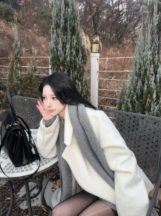 Vanilla Snow Midi Coat