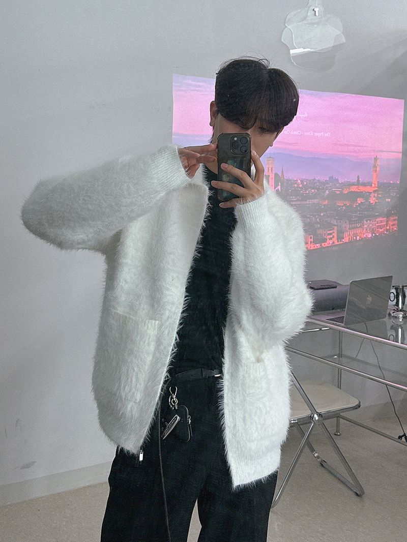 ASCLO Angora Pocket Zip Up (5color)