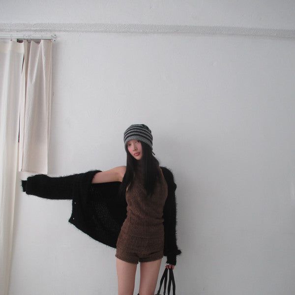 timelineseoul（タイムラインソウル）の「winter knit hoodie（Tops）」