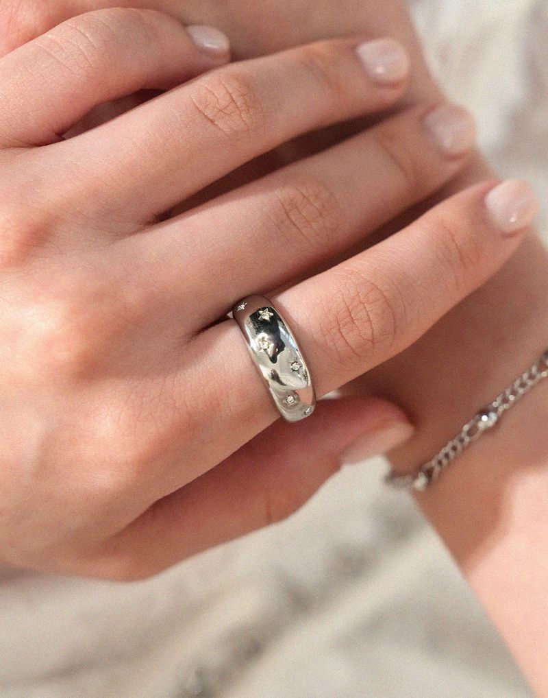 Boho Libertude（ボホリベルチュード）の「Starlace Band Ring（Accessories）」