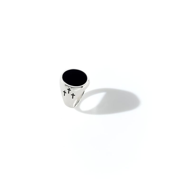 Frica Jewelry（フリカ ジュエリー）の「CONTACT RING 3 (onyx) -L（Accessories）」