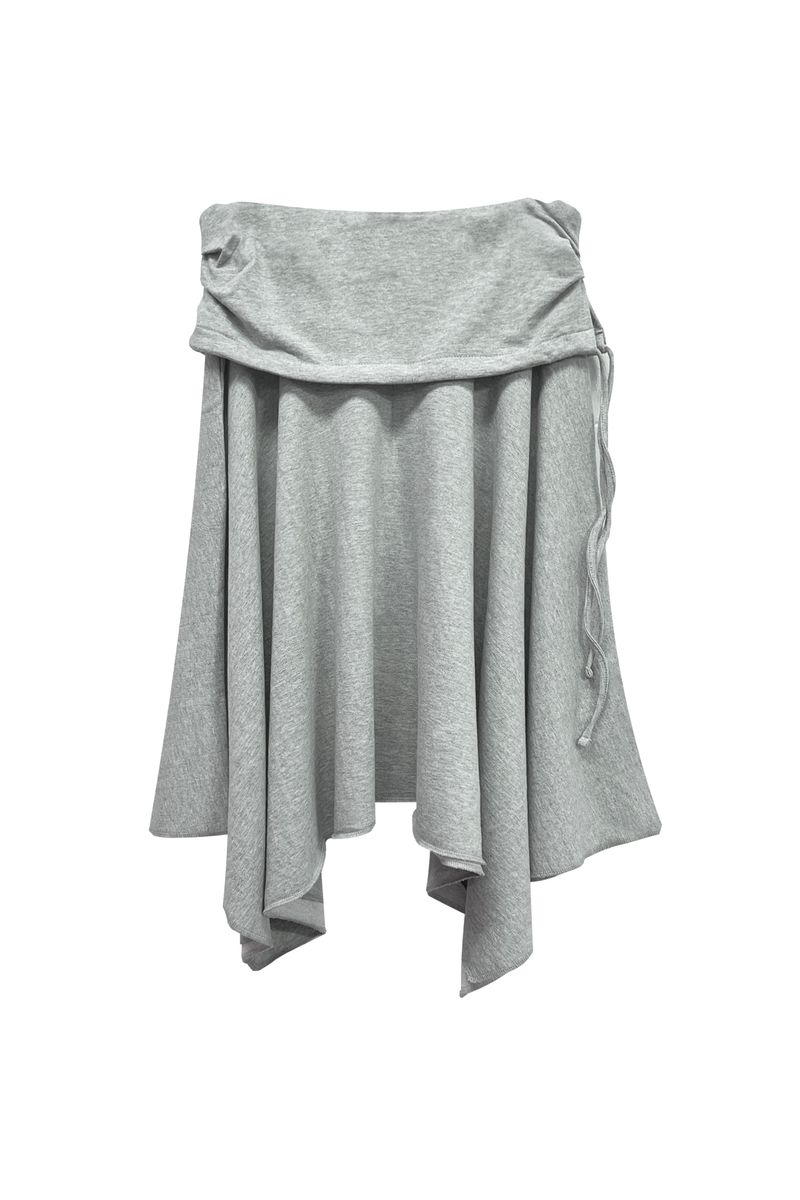 SILENT MIRAGE SWEAT SKIRT / MELANGE