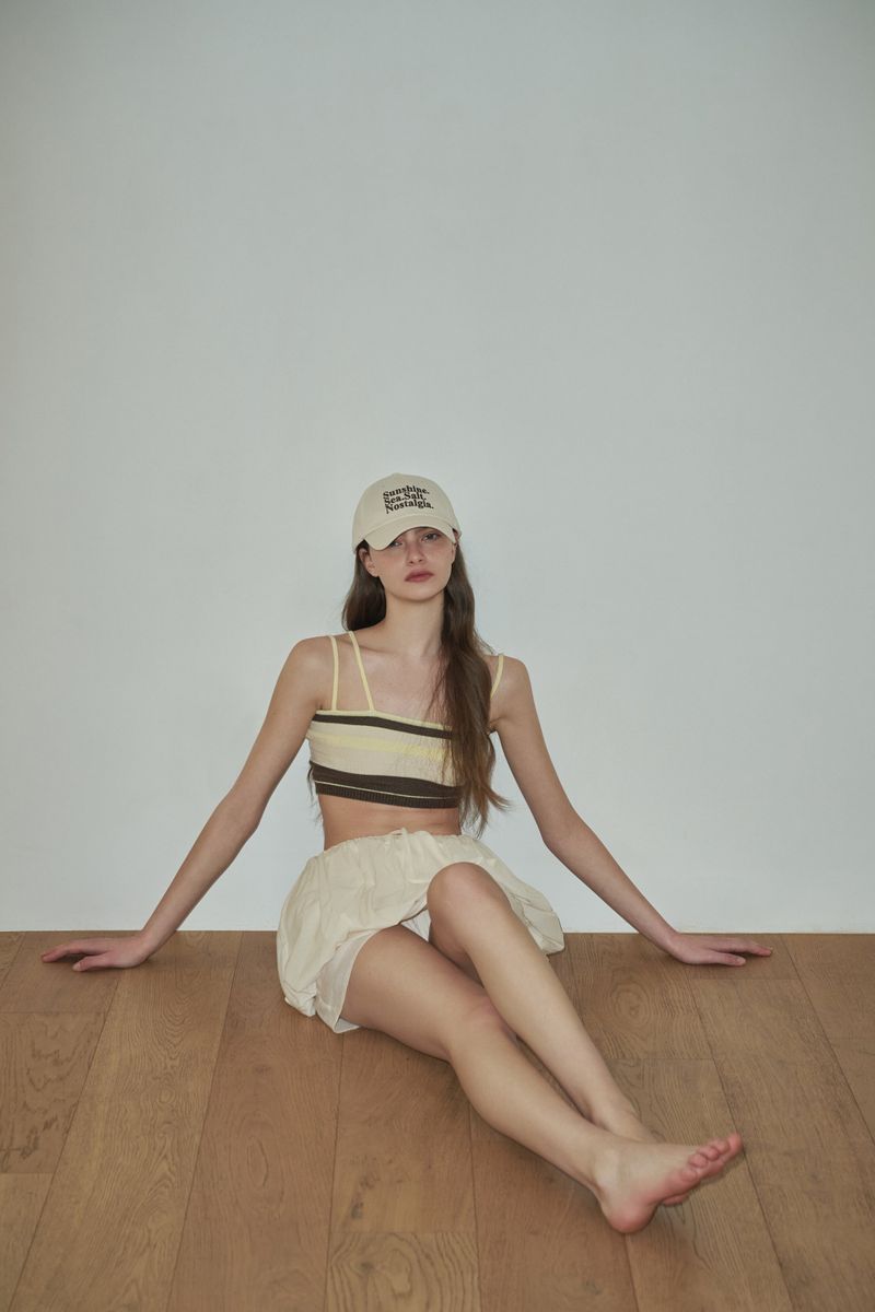 NOSTALGIA baseball cap_ivory