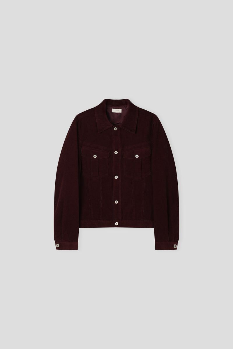 Cropped Western Corduroy Trucker Jacket