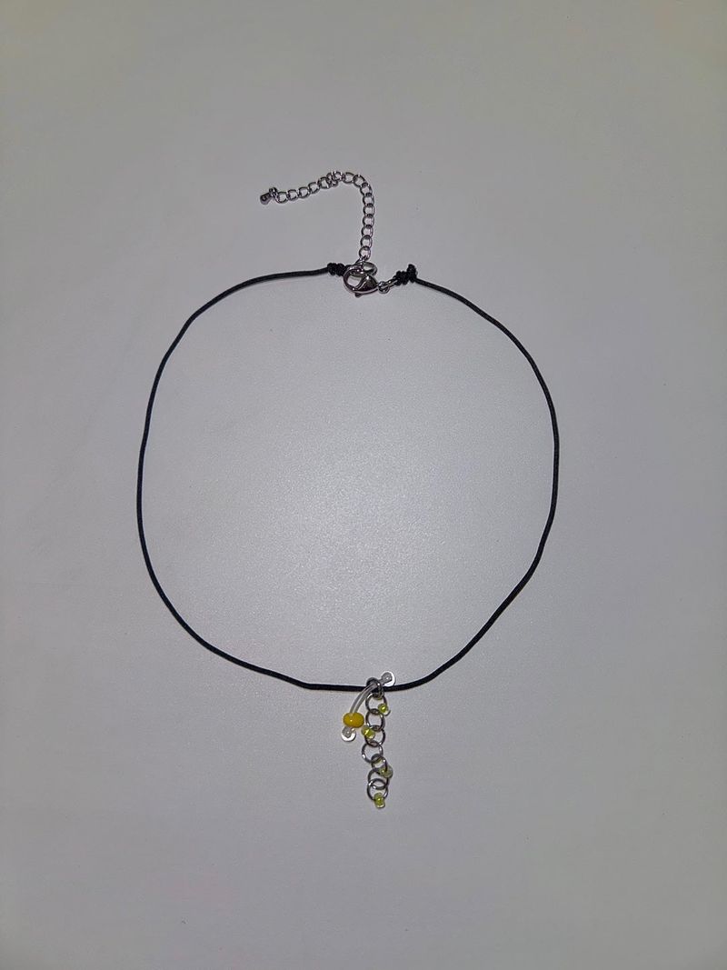 Pierced beads choker (4color)