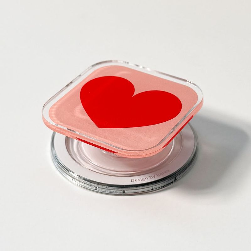 Heart Pattern MagSafe Acrylic Tok