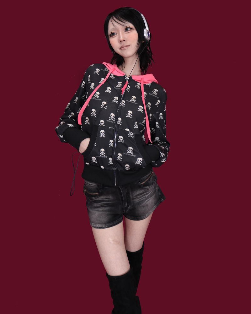twin denim shorts (2color)