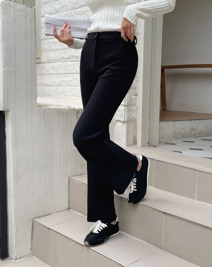 Masen Banding Span Bootcut Slacks