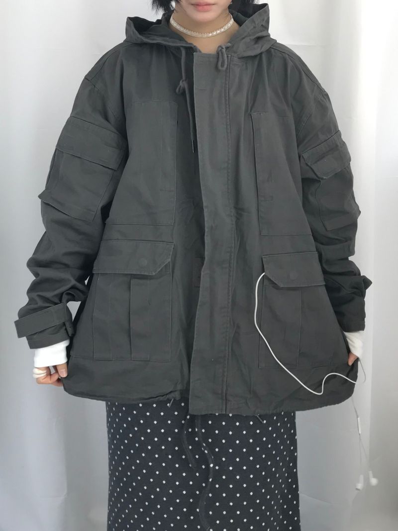 Vintage Pocket Half Bomber Jacket