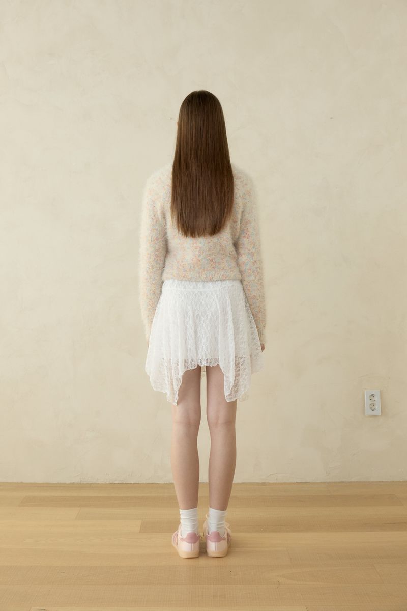 VINTAGE FLORA LACE SKIRT