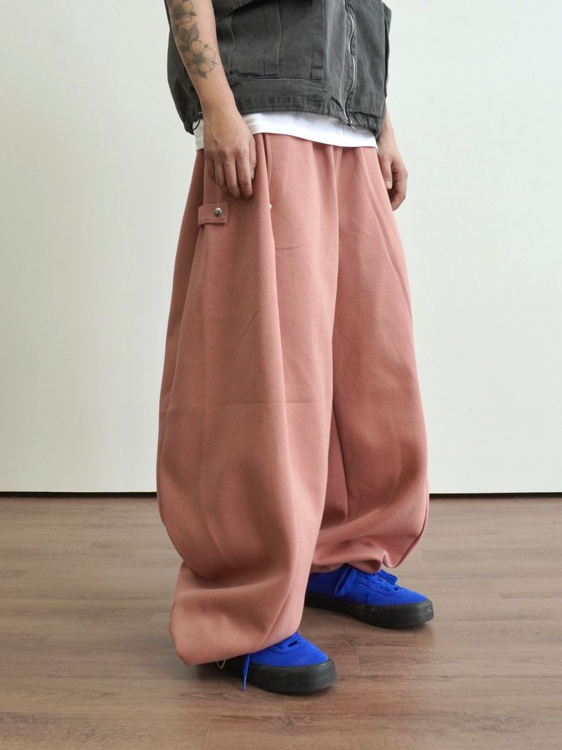 Pinch Side Snap Sweat Pants 6C
