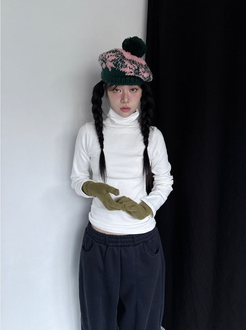 ベーシックタートルネックTシャツ