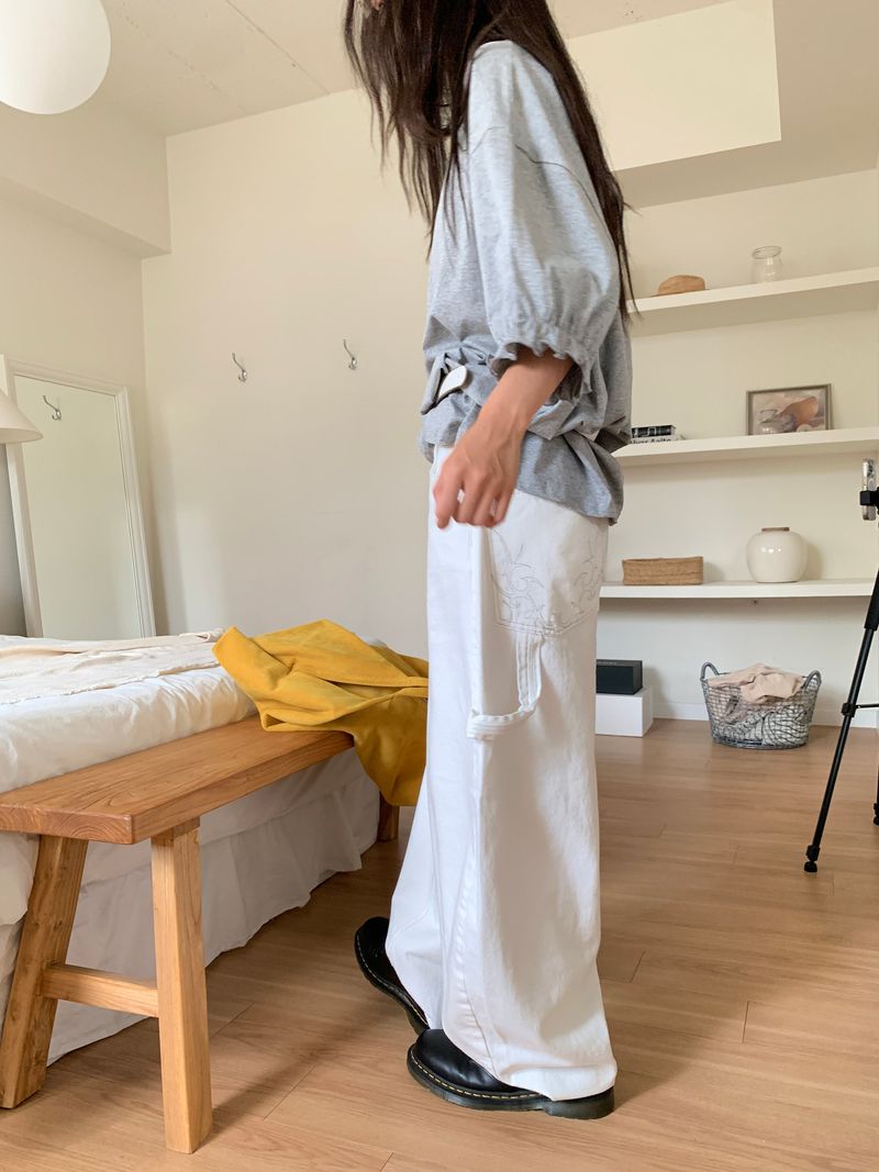 ASHER CURVED CARPENTER PANTS (3C)