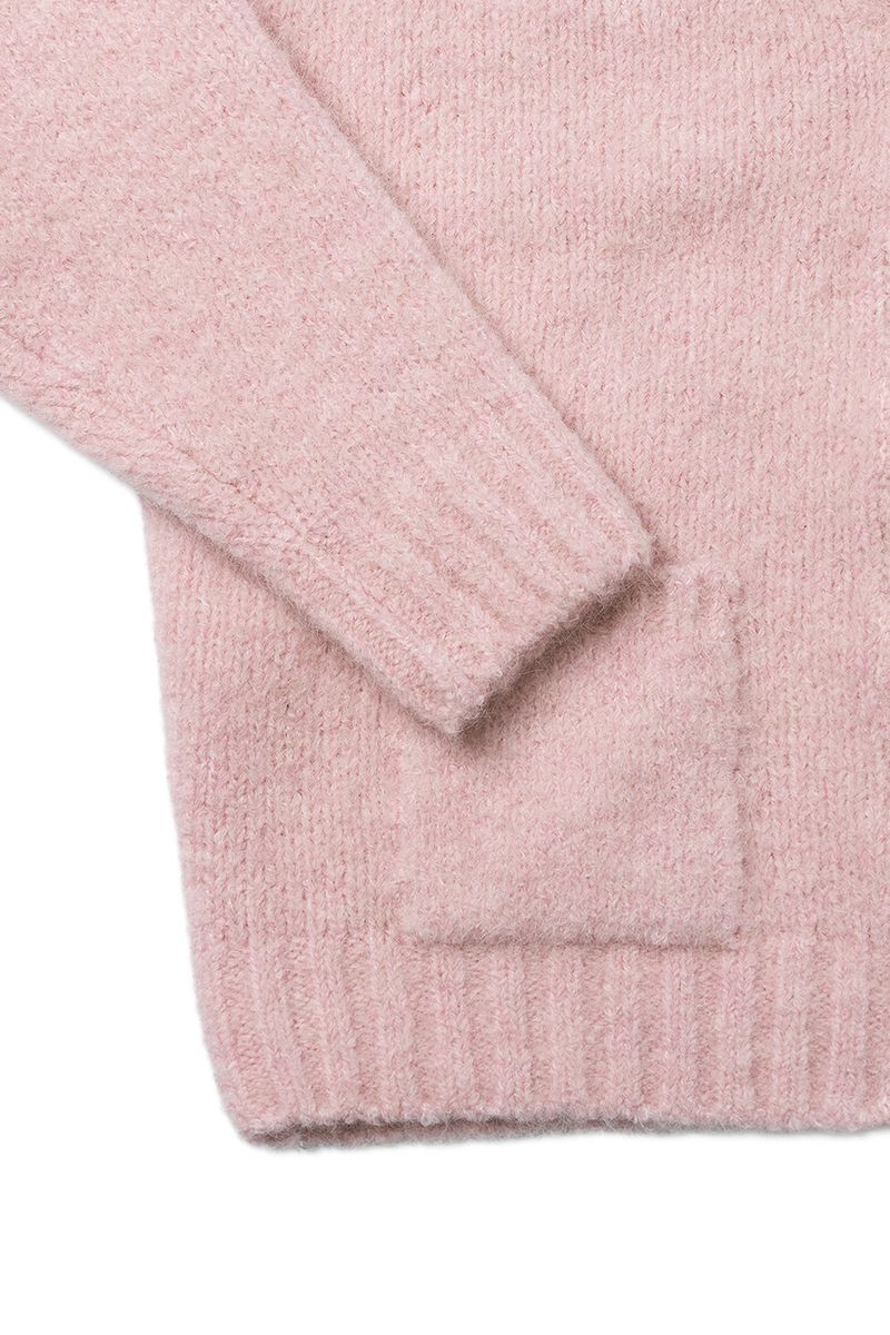 Softy alpaca cardigan_pink
