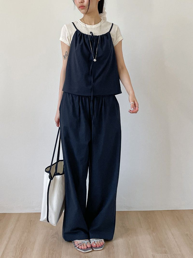 Lily String Cotton Bustier