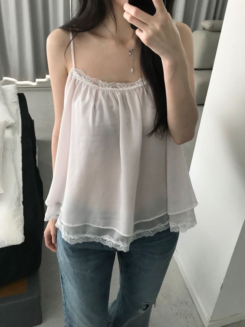 Perrier Frill Top (3 colors)