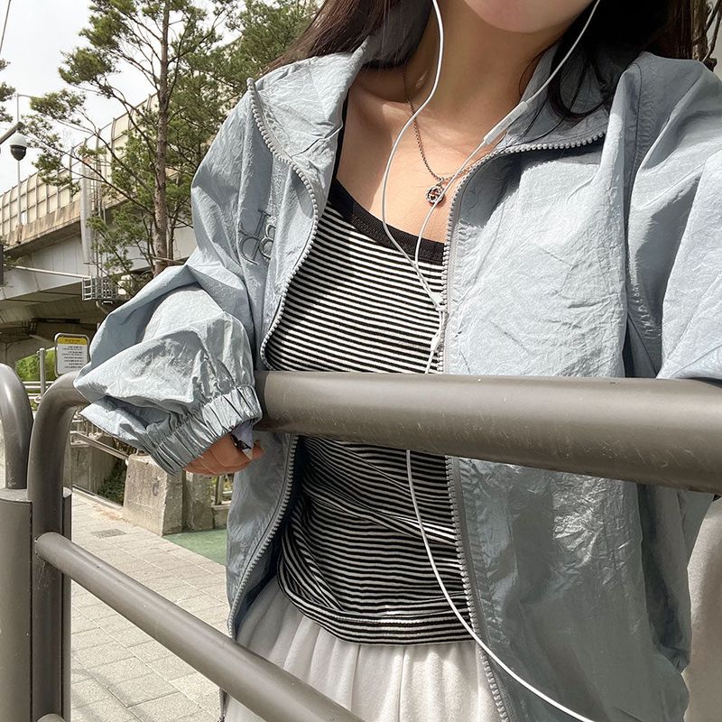 [Bellide made] Two-Way Anorak Windbreaker